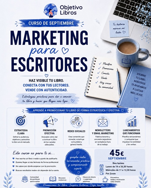 Curso de marketing para escritores de