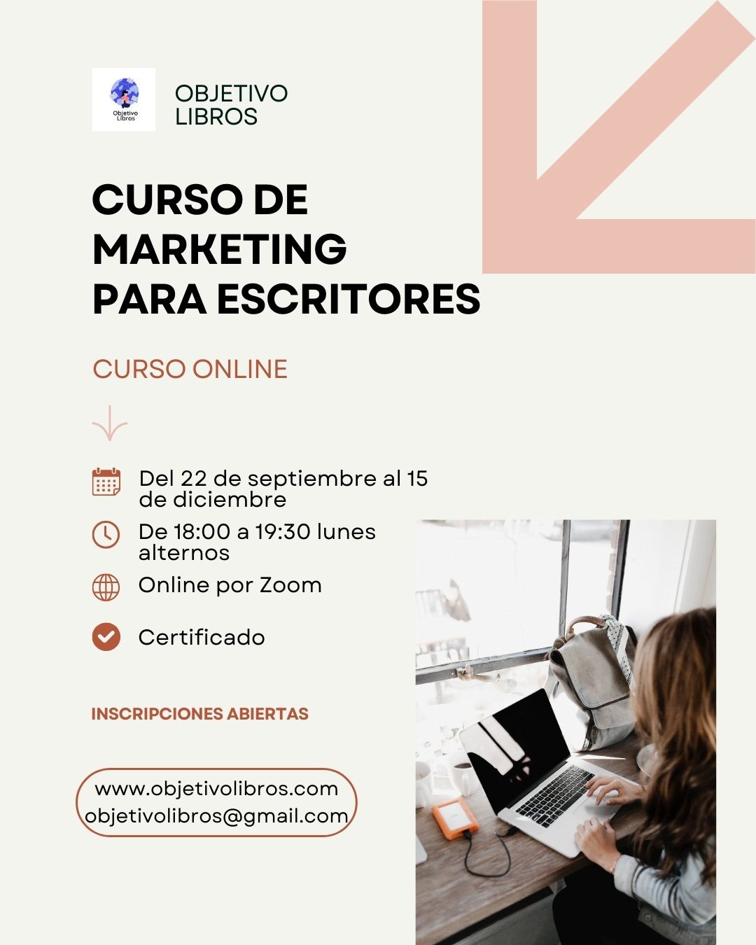 Curso de marketing para escritores (Septiembre-diciembre 2025)